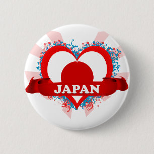 Macaron Rond 5 Cm Amour Japon du cru I