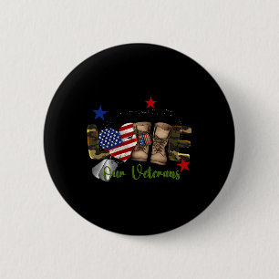 Macaron Rond 5 Cm Amour Notre Jour Des Anciens Combattants Fier drap