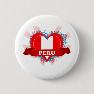 Macaron Rond 5 Cm Amour Pérou du cru I