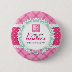 Macaron Rond 5 Cm Amour rond d'I mon Pin d'hôtesse