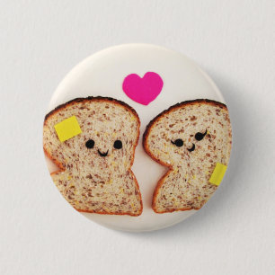 Macaron Rond 5 Cm Amour Toasty