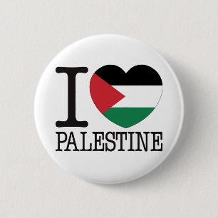 Macaron Rond 5 Cm Amour v2 de la Palestine