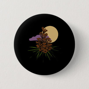 Macaron Rond 5 Cm Amoureux de la nature Randonnée en plein air Campi