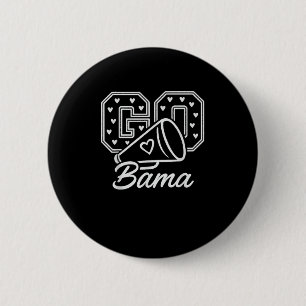 Macaron Rond 5 Cm Amoureux de l'Alabama Vintage Hommes Femmes & Enfa