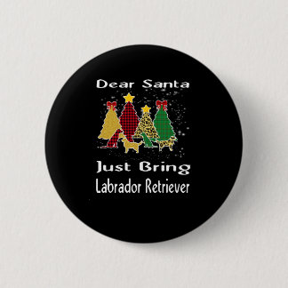 Macaron Rond 5 Cm Amoureux des chiens|Cher Père Noël, venez d'apport