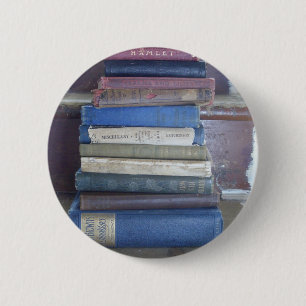 Macaron Rond 5 Cm amoureux des livres