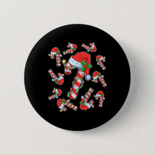 Macaron Rond 5 Cm Amoureux Sucre de canne Père Noël Noël Funny Noël 