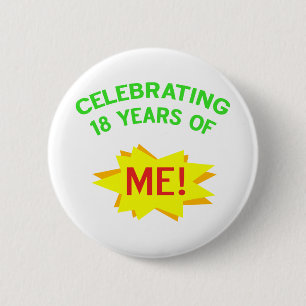 Macaron Rond 5 Cm Amusant 18e anniversaire Idée cadeau