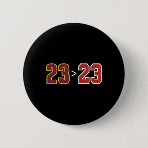 Macaron Rond 5 Cm Amusant 23 Vs 23 Ventilateurs Et Joueurs De Basket