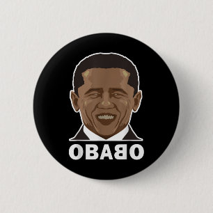 Macaron Rond 5 Cm Amusant Barack Obama Chemise Obama Chemise mème Am