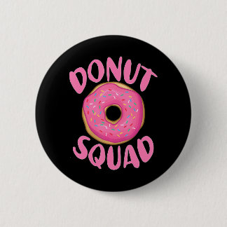 Macaron Rond 5 Cm Amusant Cool de l'équipe de donut douceur Donut Ad