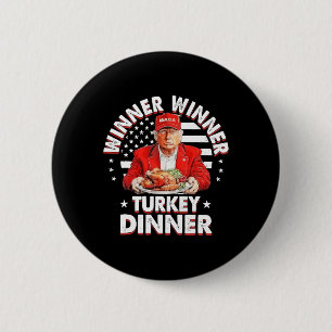 Macaron Rond 5 Cm Amusant Humour Trump Gagnant Dîner Turquie