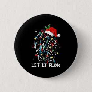Macaron Rond 5 Cm Amusant Laisser Flow Anatomie Coeur Cardiaque Infi