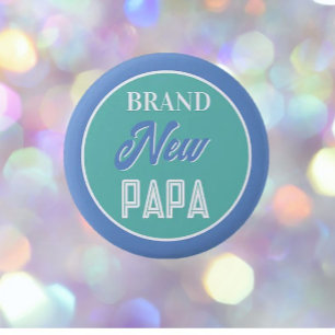 Macaron Rond 5 Cm Amusant ! Nouvelle broche/bouton Papa