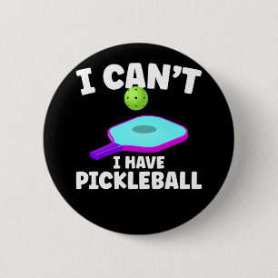 Macaron Rond 5 Cm Amusant Pickleball entraînement Plaisanterie Pickl