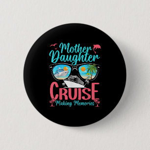 Macaron Rond 5 Cm Amusante Maman Fille Vacances Croisière Mère Fille