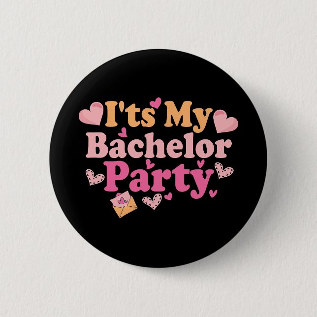 Macaron Rond 5 Cm Amusante Mariée Mariage Bachelor Bachelorette Pa (Devant)