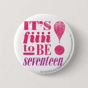 Macaron Rond 5 Cm Amusement 2 B 17-Magenta