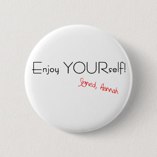 Macaron Rond 5 Cm Amusez-vous ! Bouton