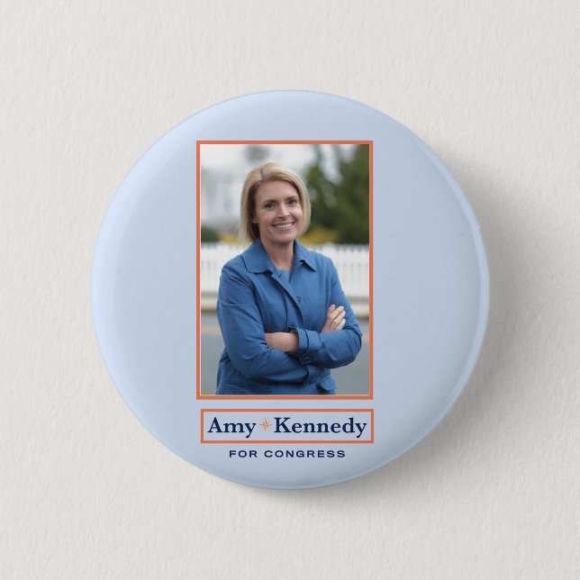 Macaron Rond 5 Cm Amy Kennedy pour le Congrès 2020 (Devant)
