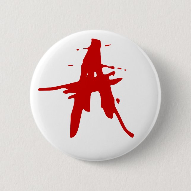 Macaron Rond 5 Cm Anarchie A (Devant)