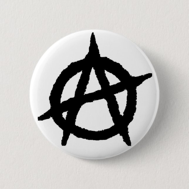 Macaron Rond 5 Cm Anarchy (Devant)