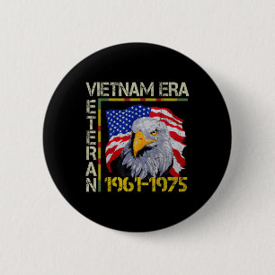Macaron Rond 5 Cm Ancien combattant du Vietnam 1961 1975