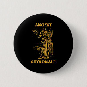 Macaron Rond 5 Cm Ancienne astronaute sumérienne théoricien Alien An
