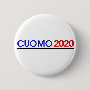 Macaron Rond 5 Cm Andrew Cuomo pour la chemise du Président 2020