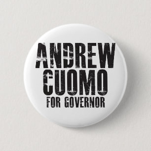 Macaron Rond 5 Cm Andrew Cuomo pour le gouverneur 2010