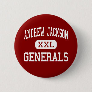 Macaron Rond 5 Cm Andrew Jackson - généraux - milieu - Titusville