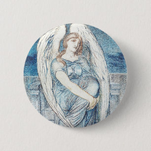 Macaron Rond 5 Cm Ange gardien Dans la Bible hébraïque