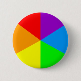 Macaron Rond 5 Cm Angles arc-en-ciel