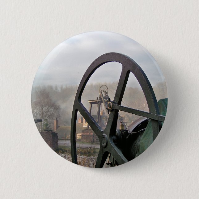 MACARON ROND 5 CM ANGLETERRE VICTORIENNE (Devant)