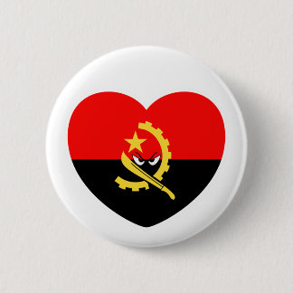 Macaron Rond 5 Cm Angolan heart - For real Angolans!
