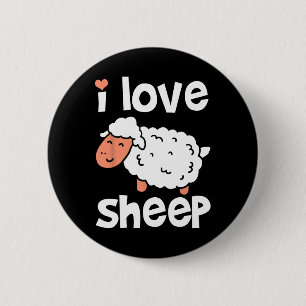 Macaron Rond 5 Cm Animal de l'éleveur de moutons