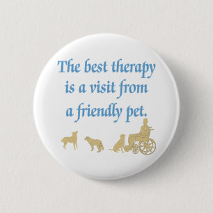 Macaron Rond 5 Cm Animal familier amical