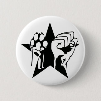 Macaron Rond 5 Cm Animal Liberation Button