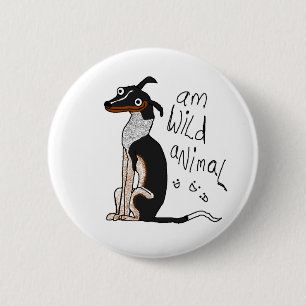 Macaron Rond 5 Cm Animal sauvage d'AM