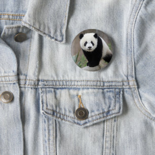 Macaron Rond 5 Cm Animaux de bébés cutest   Baby Panda géant