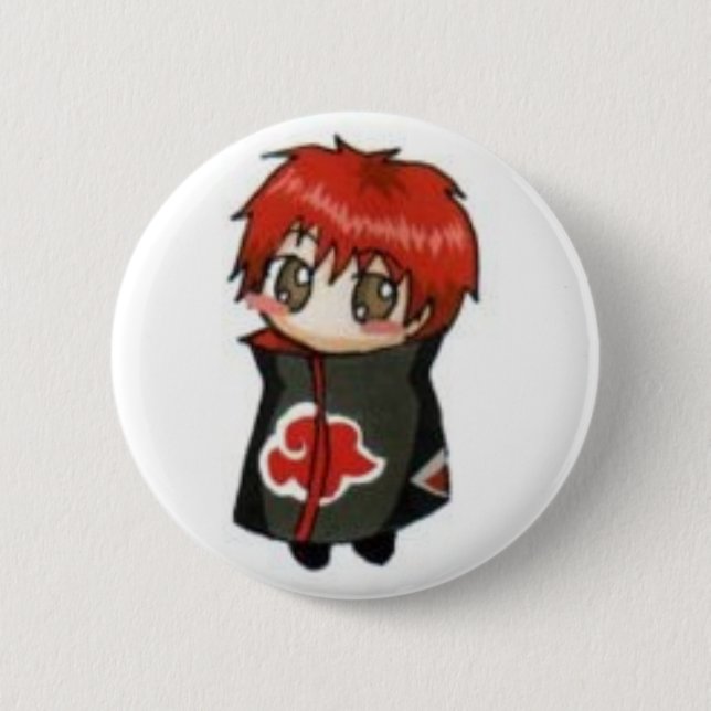 Macaron Rond 5 Cm anime de sasori (Devant)