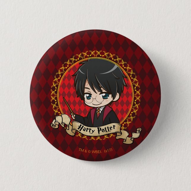 Macaron Rond 5 Cm Anime Harry Potter (Devant)
