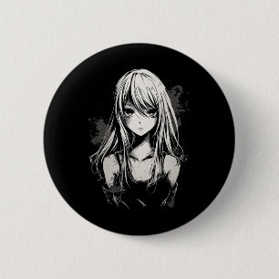 Macaron Rond 5 Cm Anime Manga Motif Pixel Art Anime