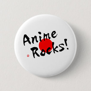 Macaron Rond 5 Cm Anime Rocks !