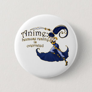 Macaron Rond 5 Cm Anime VS Reality Pins & Buttons #2