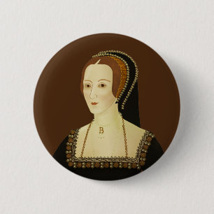 Macaron Rond 5 Cm Anne Boleyn - illustration historique