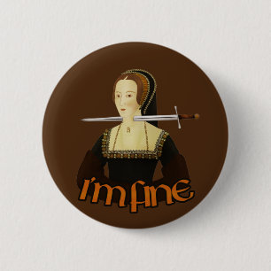 Macaron Rond 5 Cm Anne Boleyn - Je vais bien