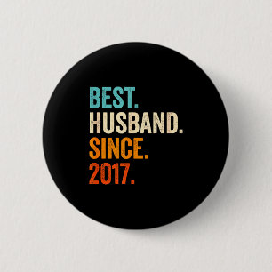 Macaron Rond 5 Cm Années Mari Depuis 2017 8ème Mariage