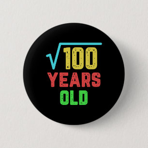 Macaron Rond 5 Cm Anniversaire Cadeau Carré Racine De 100 10 Ans