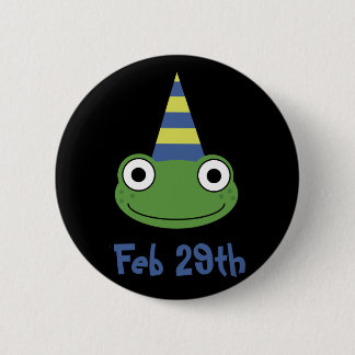 Macaron Rond 5 Cm Anniversaire d'année bissextile